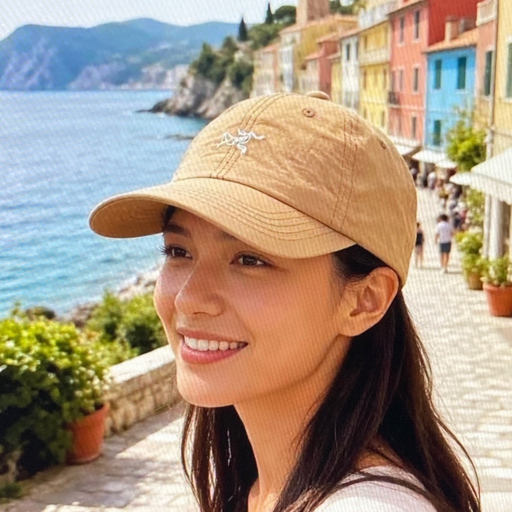 Arc'teryx Tan Baseball Cap with White Logo